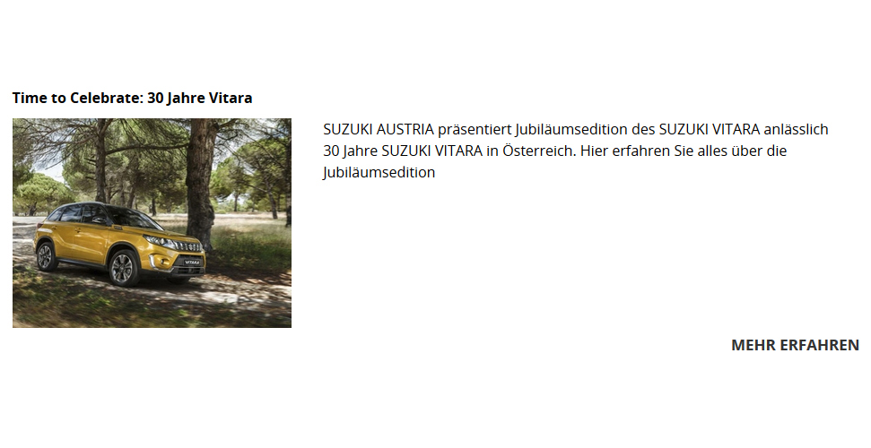 CONATIVE – BEST CASE: Suzuki VITARA