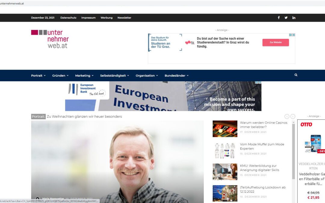 Das ist Unternehmerweb!